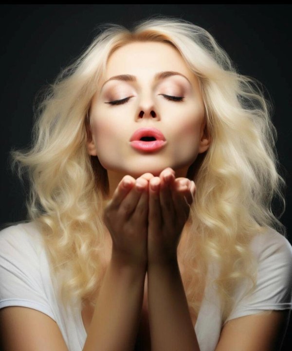 блондинка милая