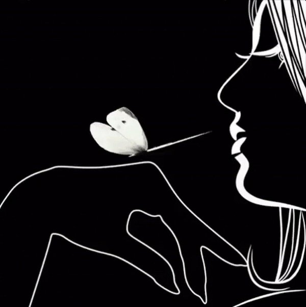 силуэтный портрет