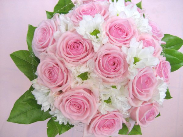 нежно розовый букет