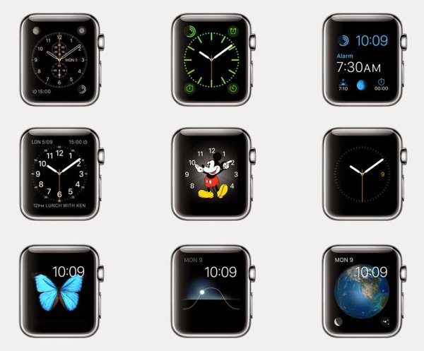 циферблат часов эппл вотч