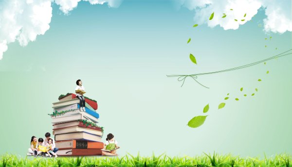 фон детские книги