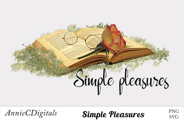 книга и цветы