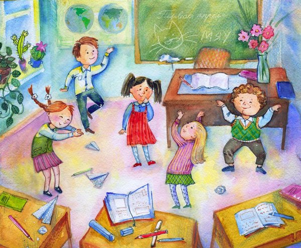 перемена в школе