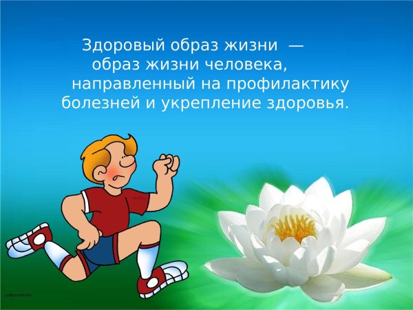 здорового образа жизни