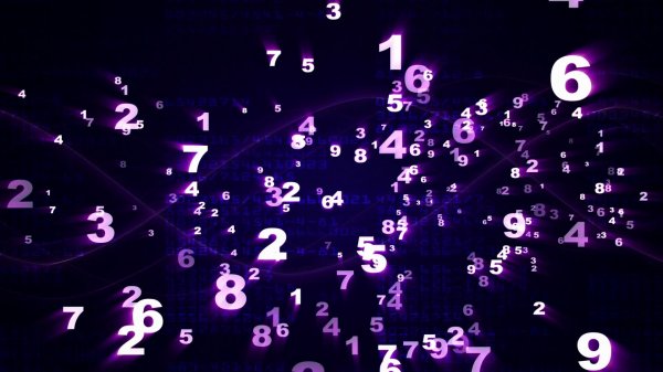 фон с цифрами