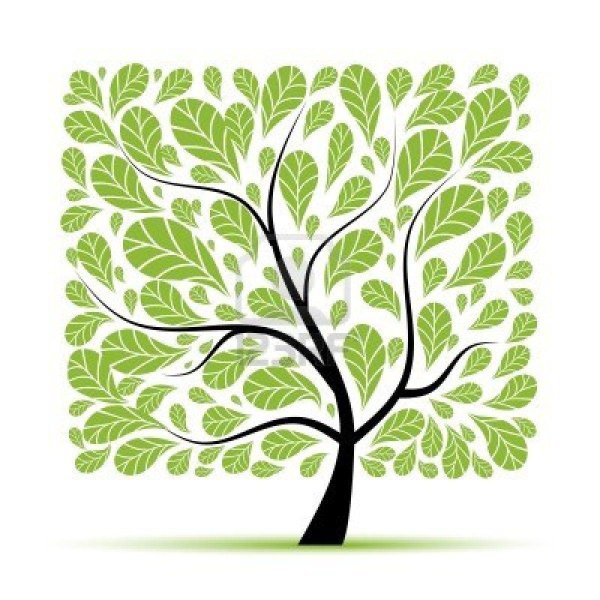 стилизованные деревья