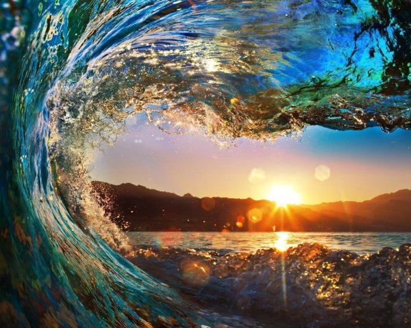 красивая волна