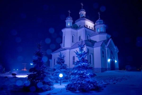 храмы тамбова ночью