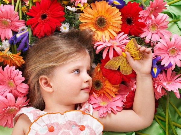 цветы детей