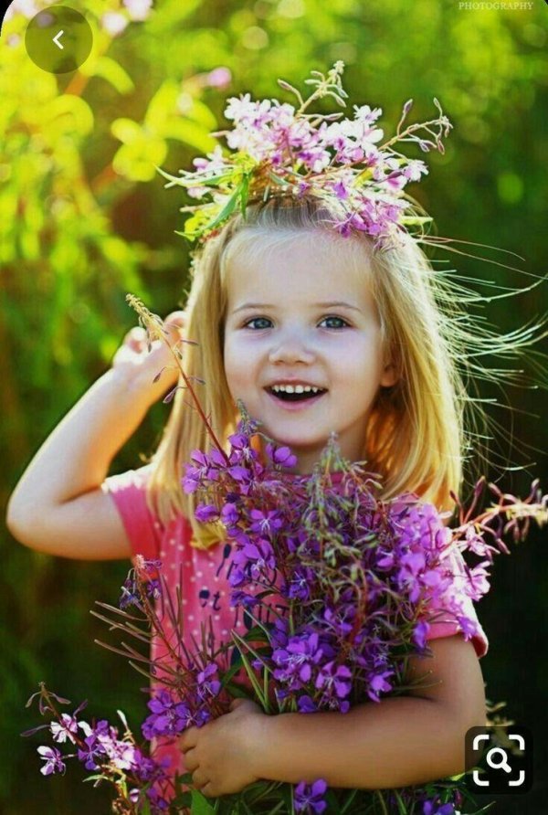 цветы детей