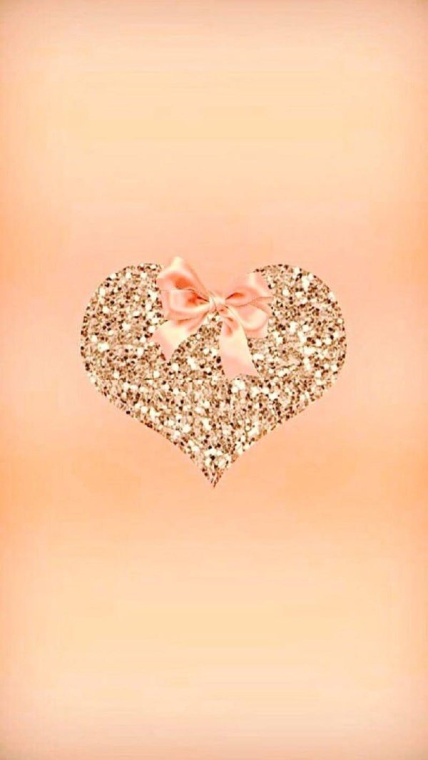 glitter heart wallpaper