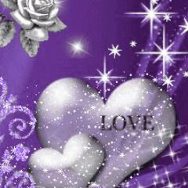 фиолетовое сердце