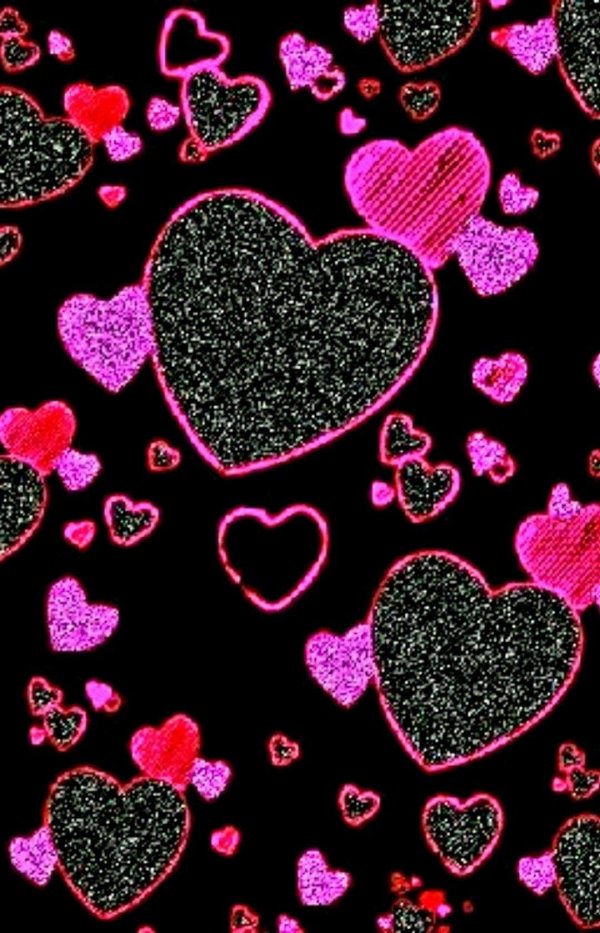 сердечки блестяшки