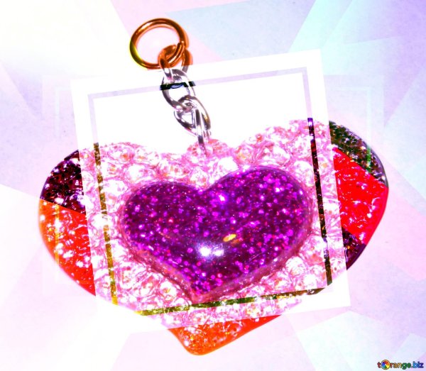 брелок блестящий