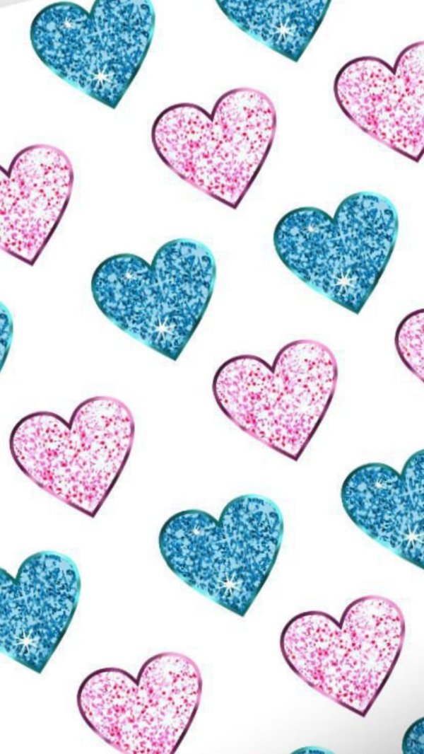 фон сердечек