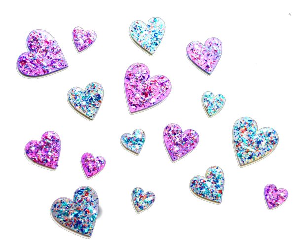 сердце пайетки