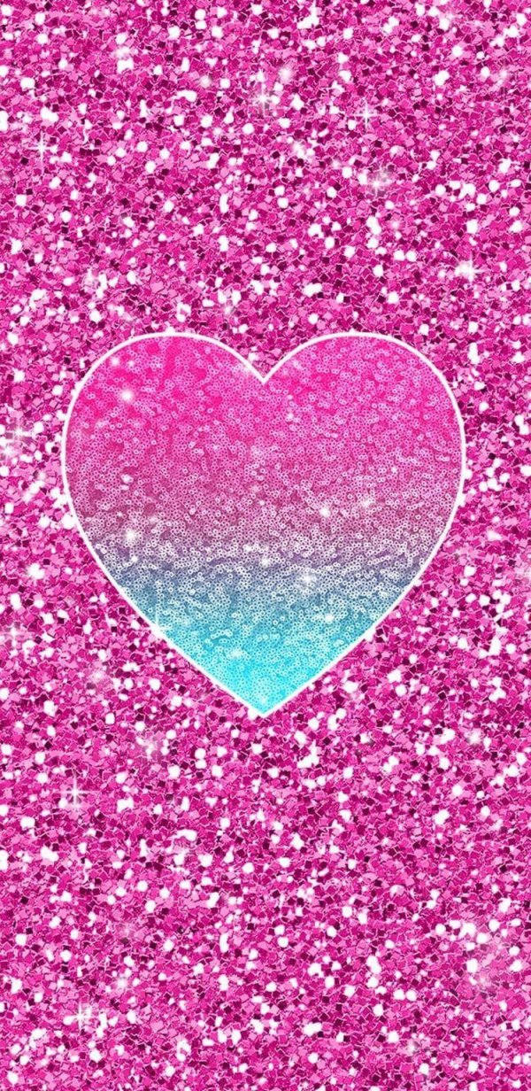 розовый с блестками