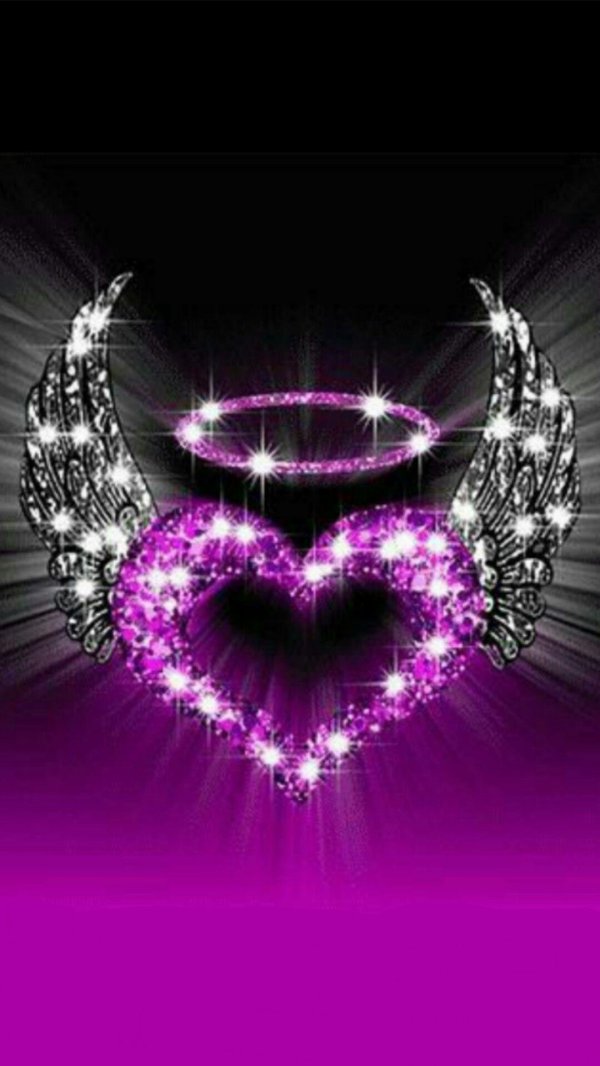 фиолетовое сердце