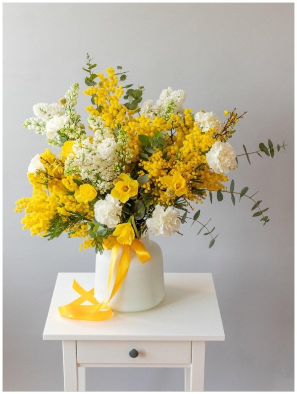 композиции из мимозы