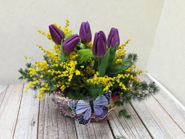 весенние композиции