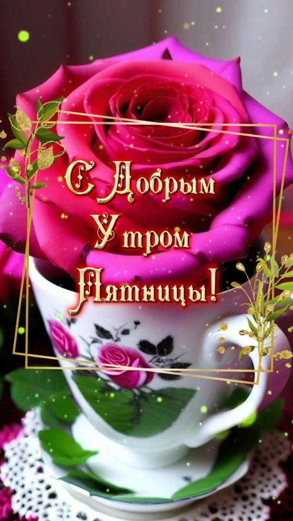 с добрым пятничным утром