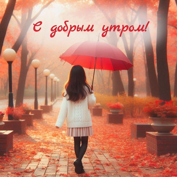 открытка с добрым утром дождливым