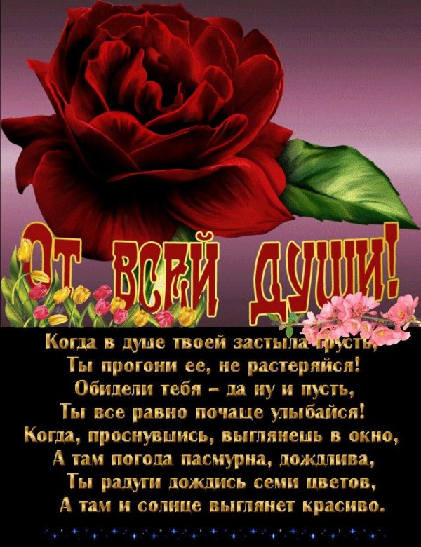 пожелания от души
