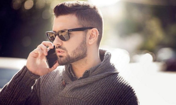 мужское прическа