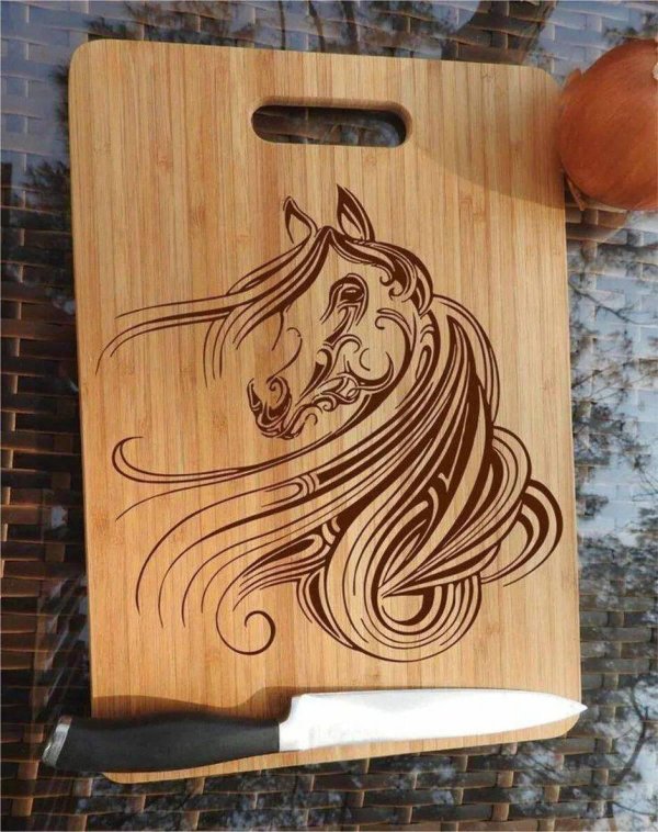 рисунок для разделочной доски выжигание