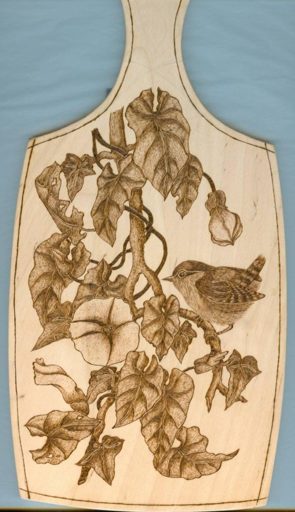 изделия с выжиганием по дереву