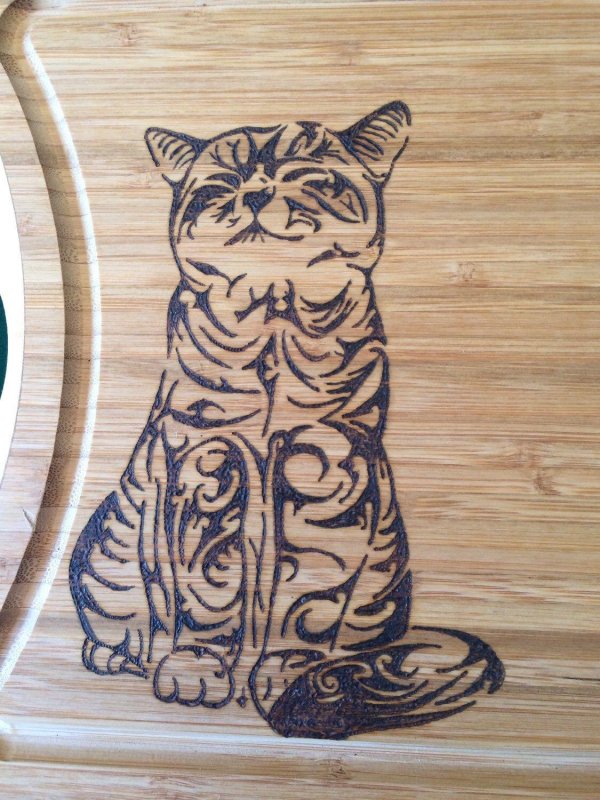 разделочная доска для выжигания