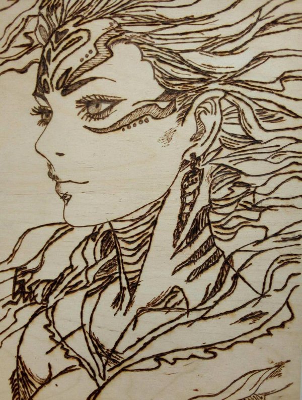 выжигание по дереву рисунки