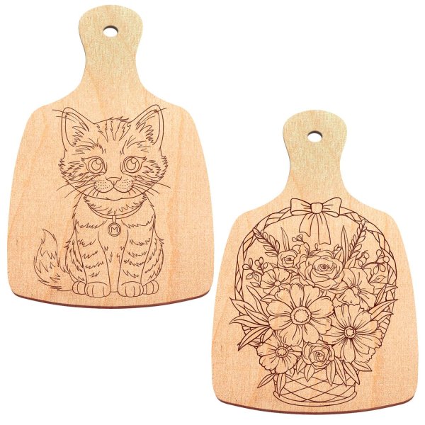 набор доски для выжигания с рисунком