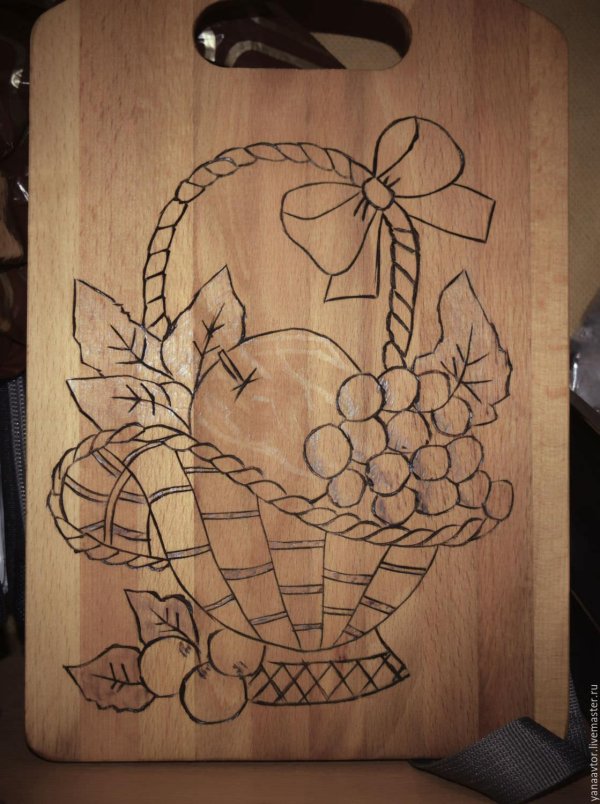 разделочная доска для выжигания