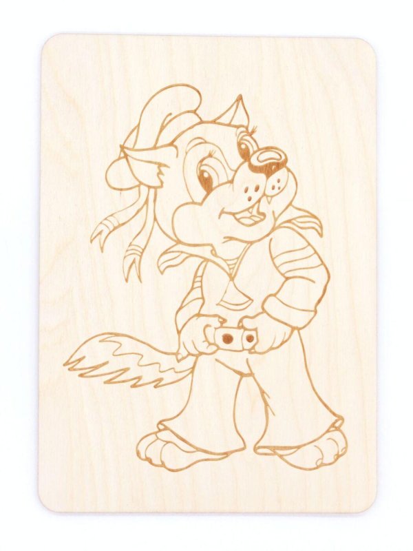 выжигание на фанере