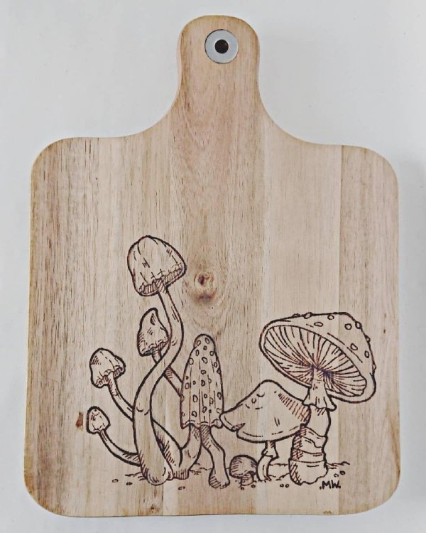 разделочная доска для выжигания