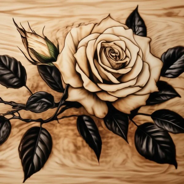 картины для выжигания на фанере