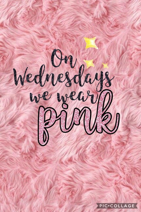 on wednesday we wear pink