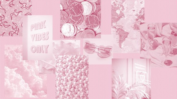 розовые обои из пинтереста