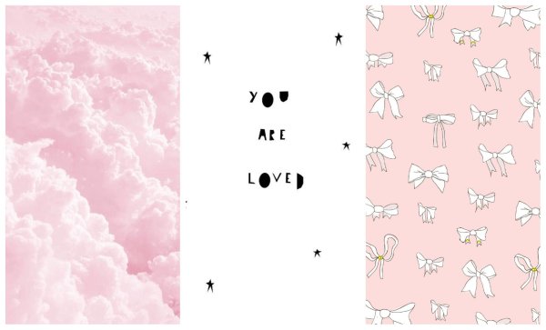 облака розовые