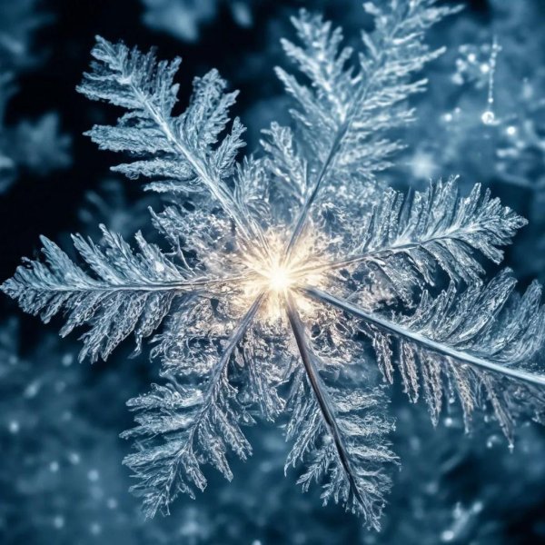 снежинка красивая