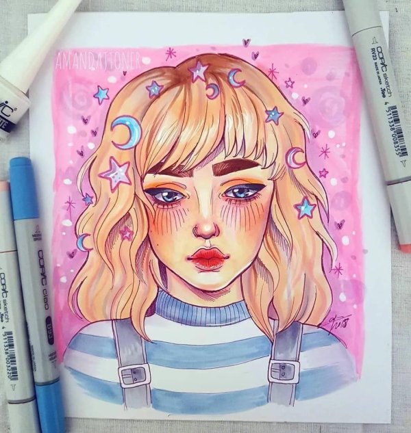 фломастеры для рисования