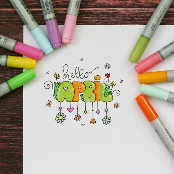 рисунки фломастерами