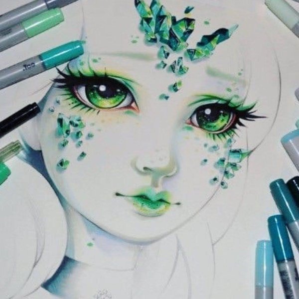 копик маркерами lighane драконий глаз