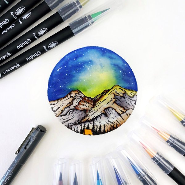 рисование акварелью