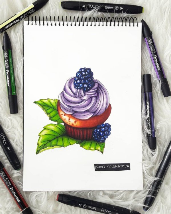 скетчинг для начинающих маркерами