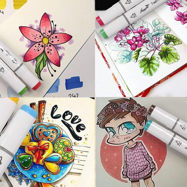 скетчинг для начинающих маркерами