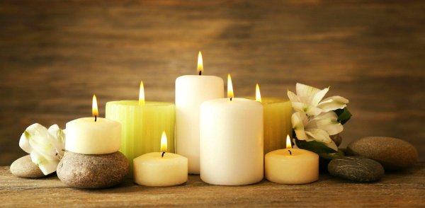 красивые свечи для интерьера