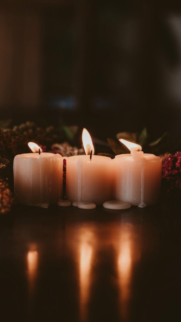 фон со свечами