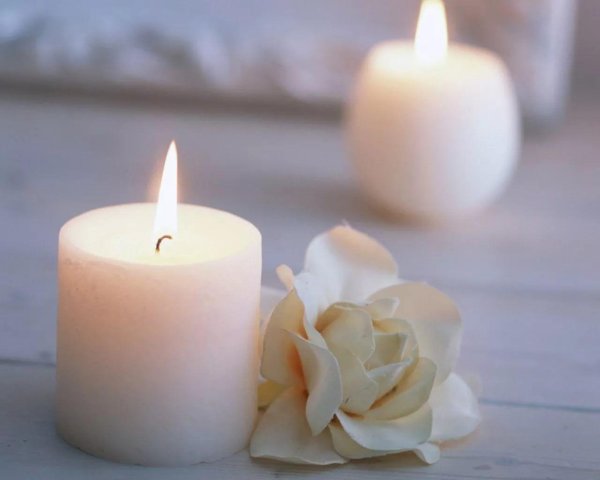 романтические свечи